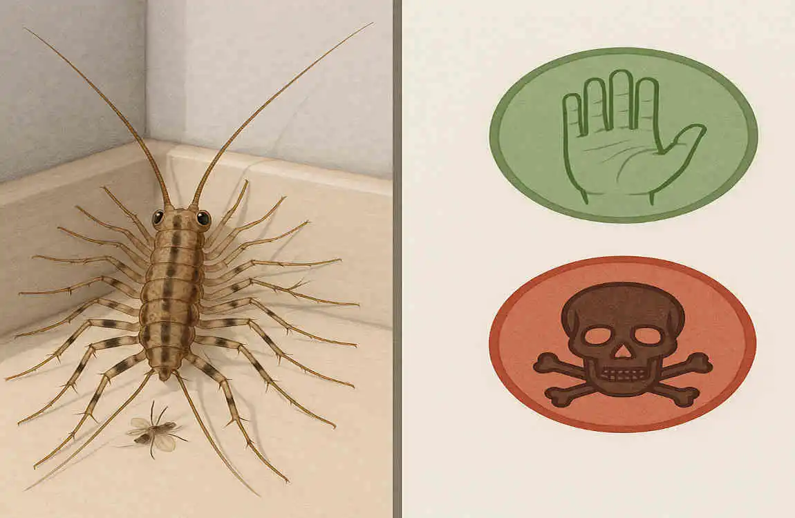 are house centipedes dangerous