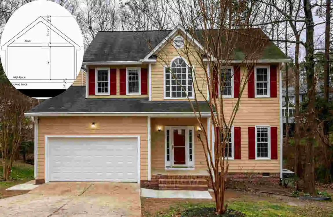 how tall is a 2 story house