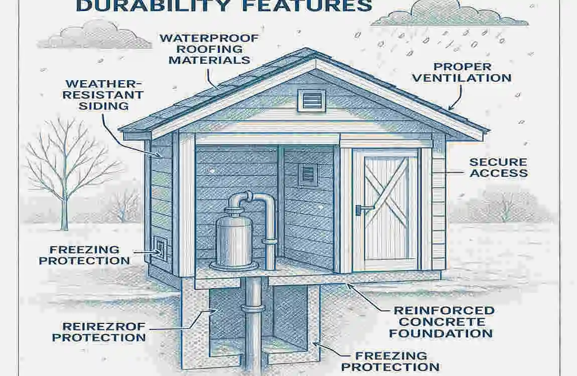how to build a well house