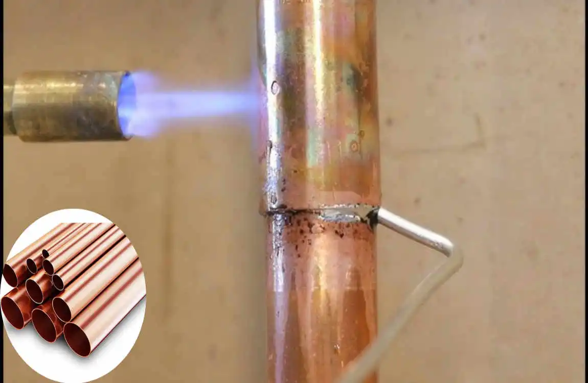 how to re-enforce 50 years old copper pipe in house