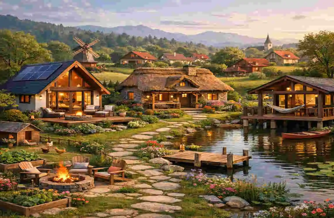 small 2 bedroom house and designs in village