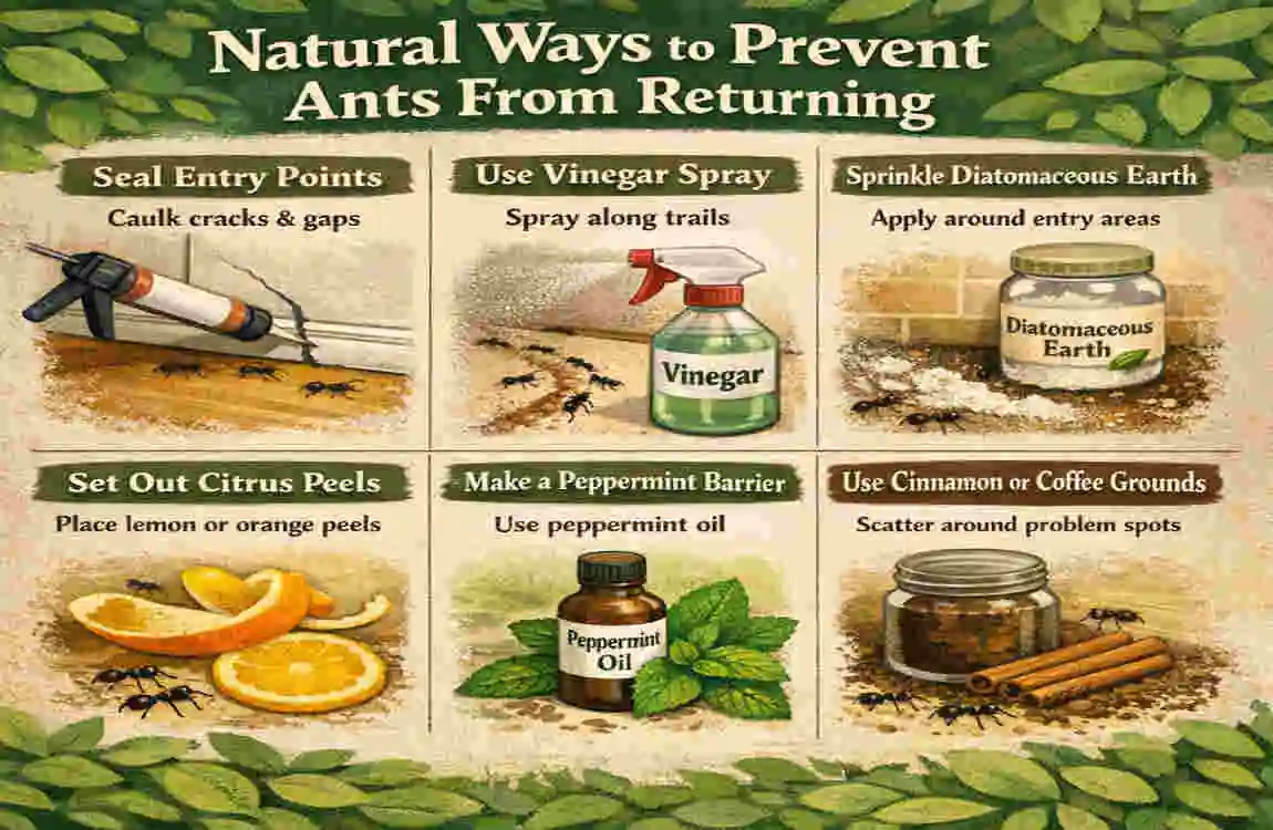 how to get ants out of house