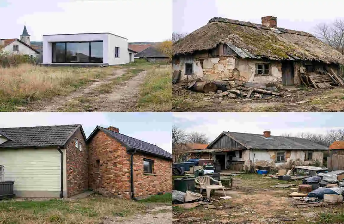 small 2 bedroom house and designs in village