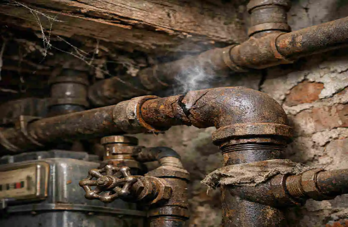 are older houses more prone to gas leak