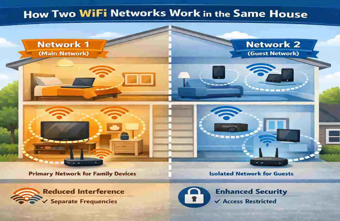 can you have two different wifis in the same house