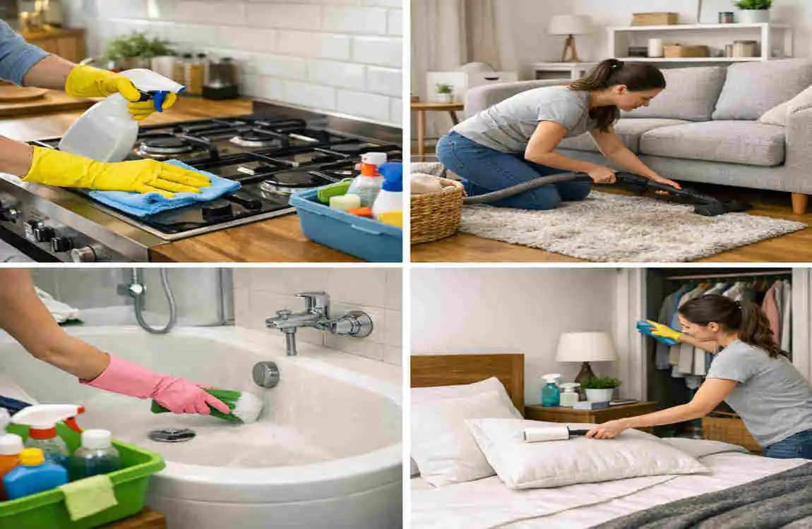 how to start deep cleaning your house