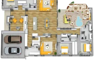 floor plan for a house