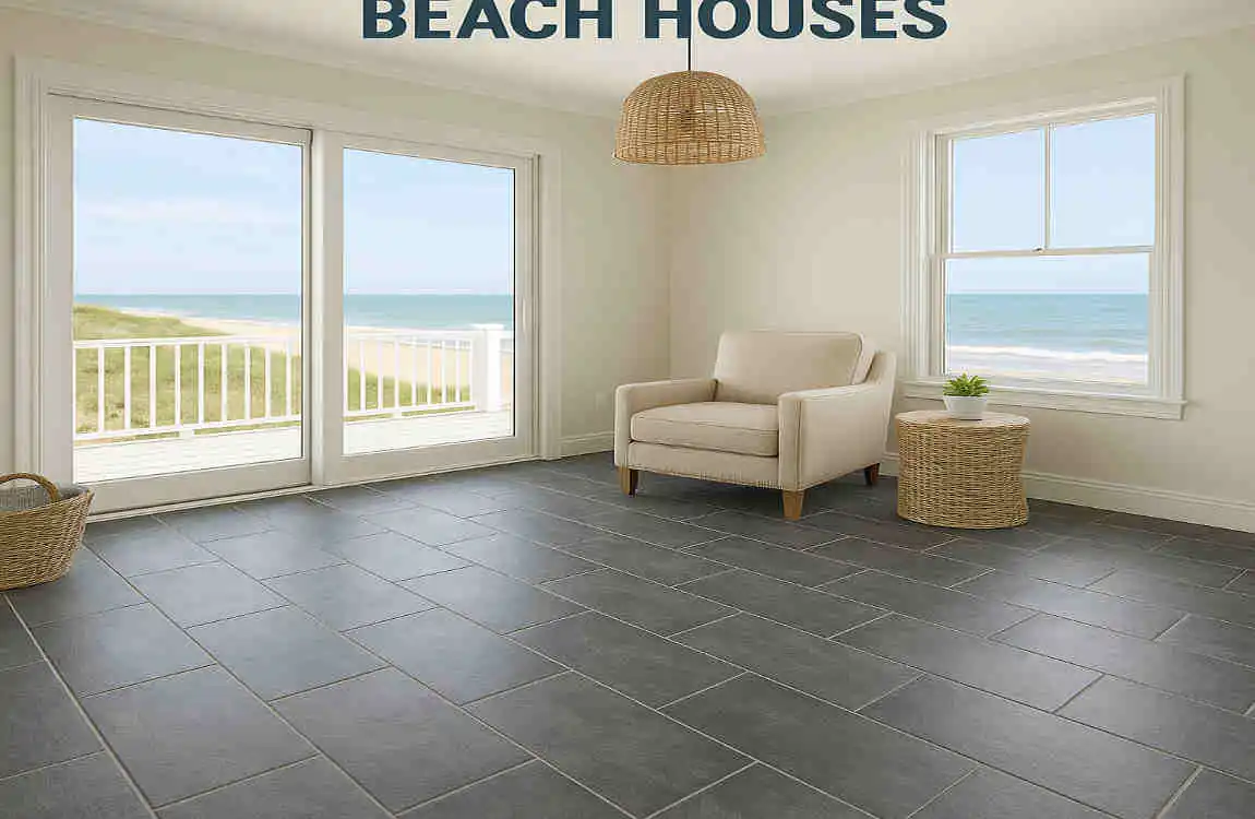 coastal tile flooring ideas for beach house