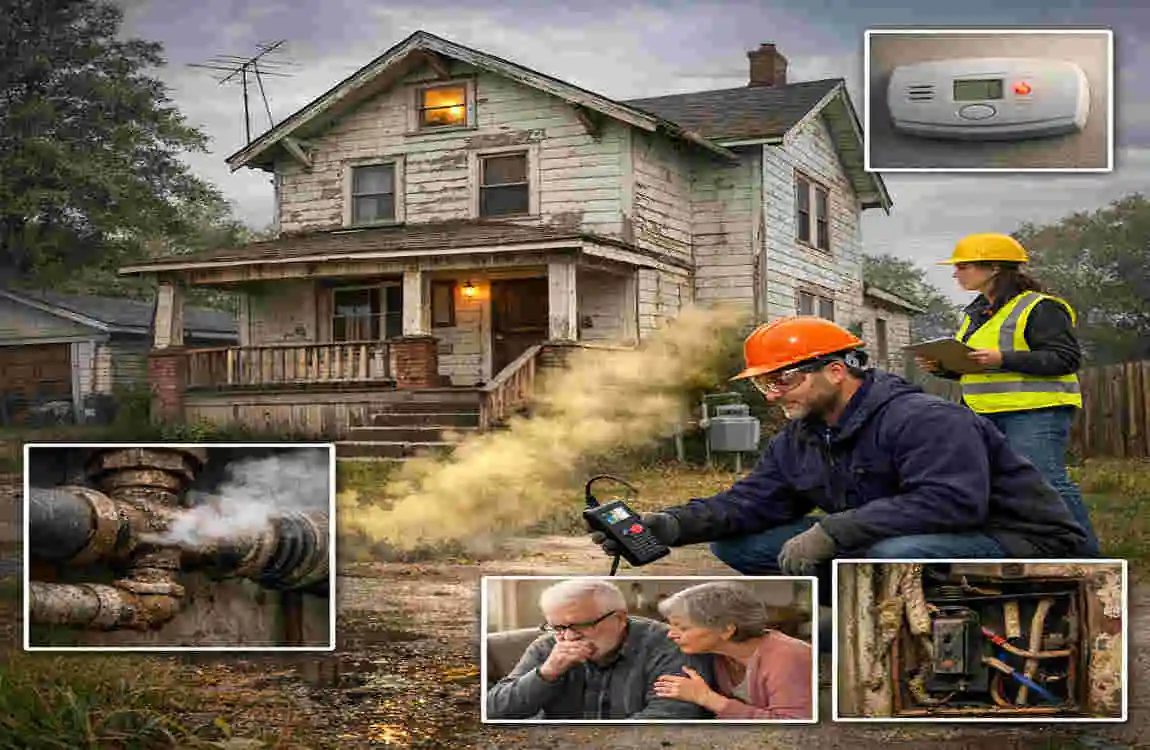 are older houses more prone to gas leak