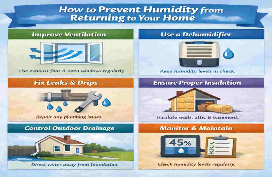 what to do if house is humid