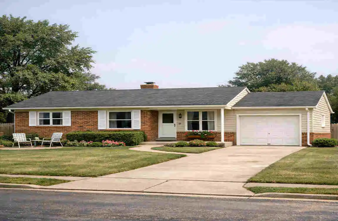 what was the average cost of a house in 1965