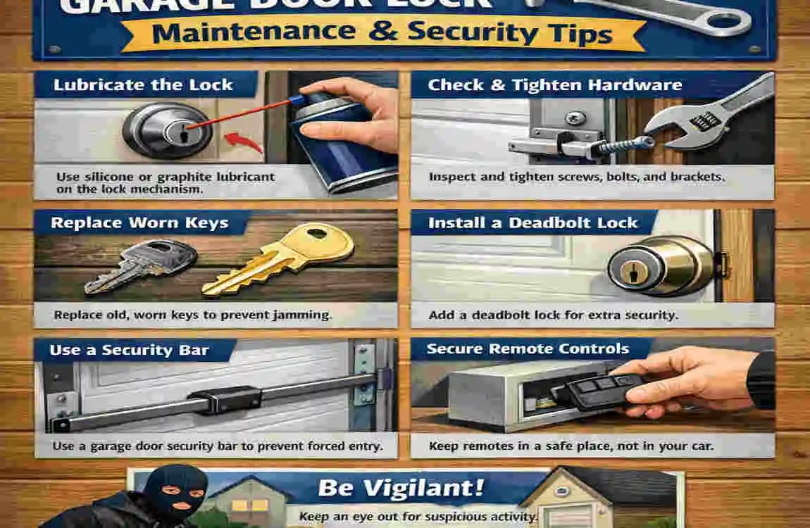 how to change garage door lock