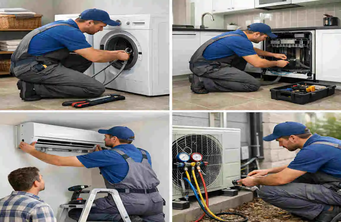 what is the process of installing machinery at home