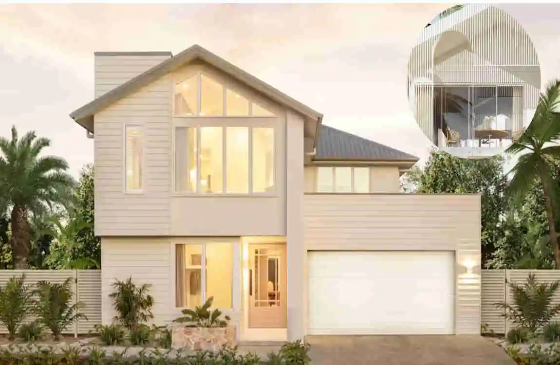 beach house style exterior