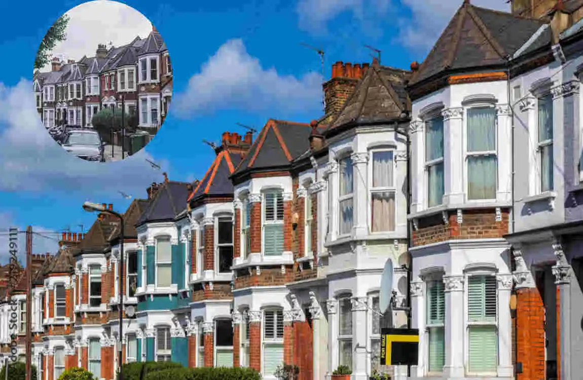 modern british row houses