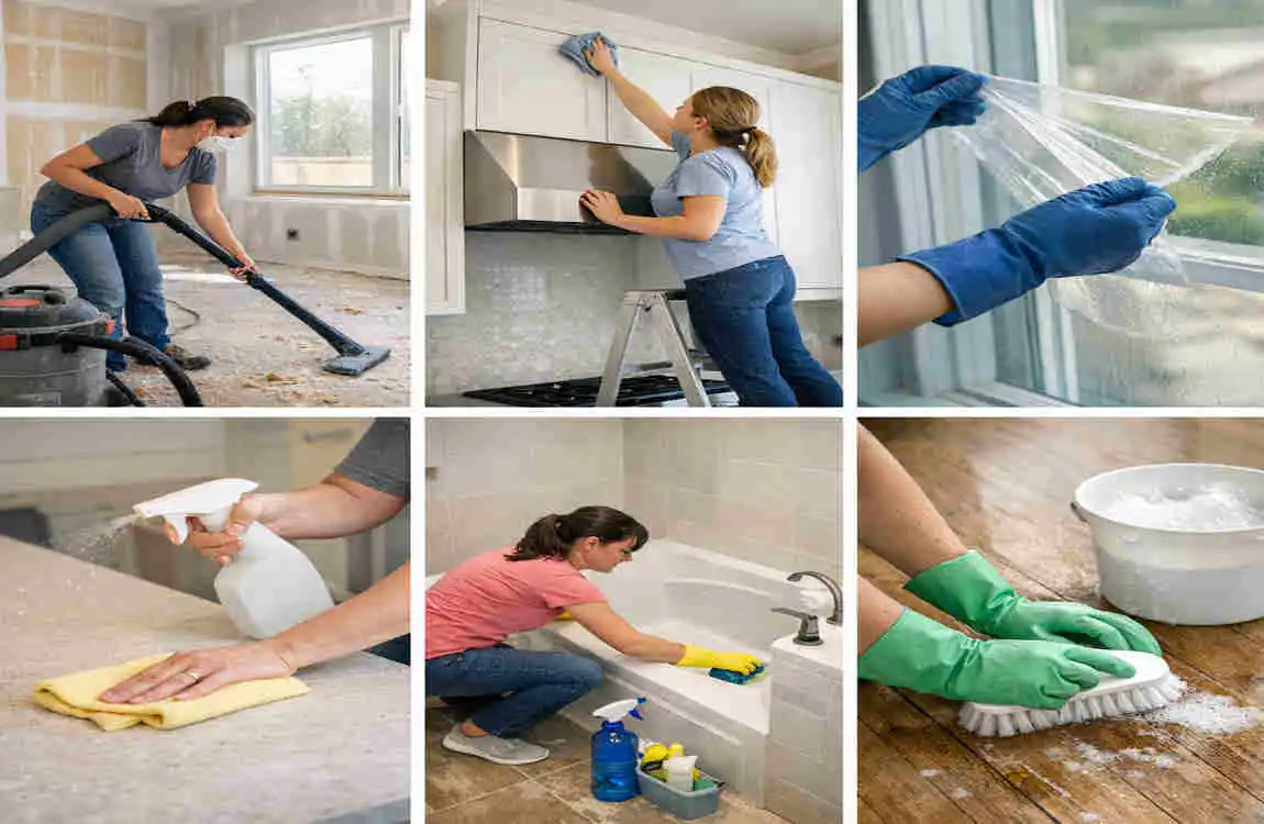 How to Deep Clean a New Construction Home: