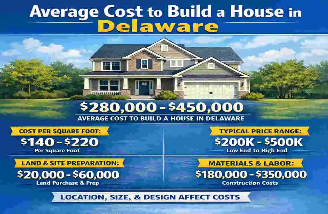 how much does it cost to build a house delaware