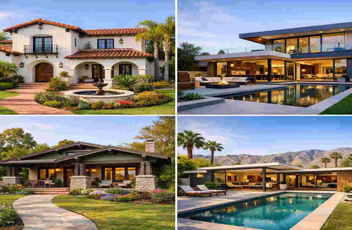 What Style Houses Are in California? 