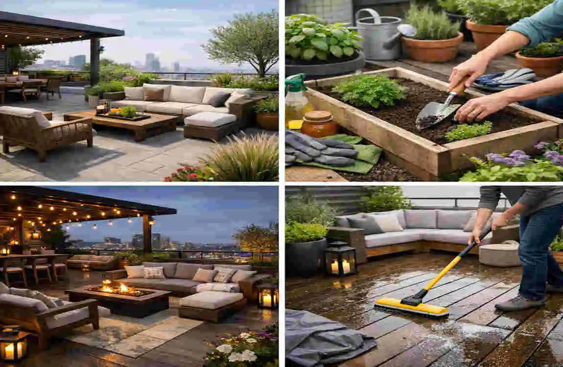 terrace rooftop design