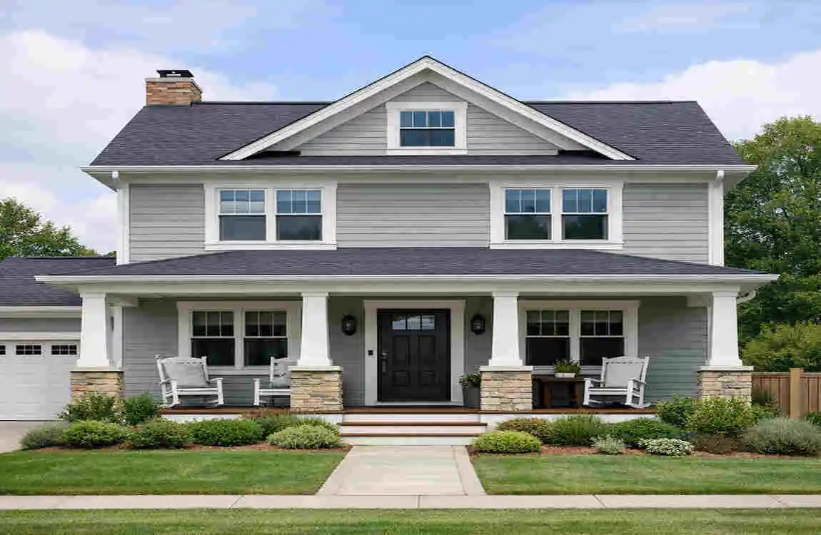 how high is a 2 storey house