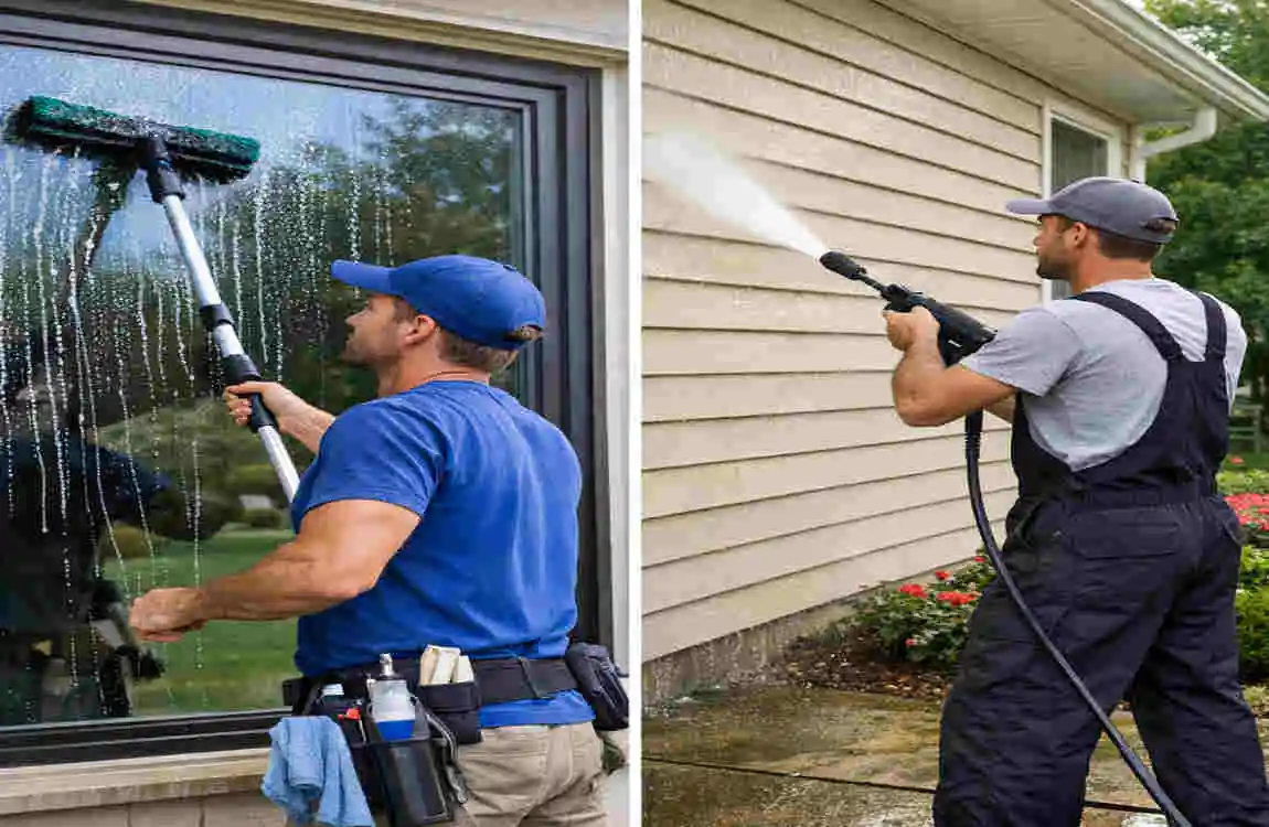 window and exterior house cleaning
