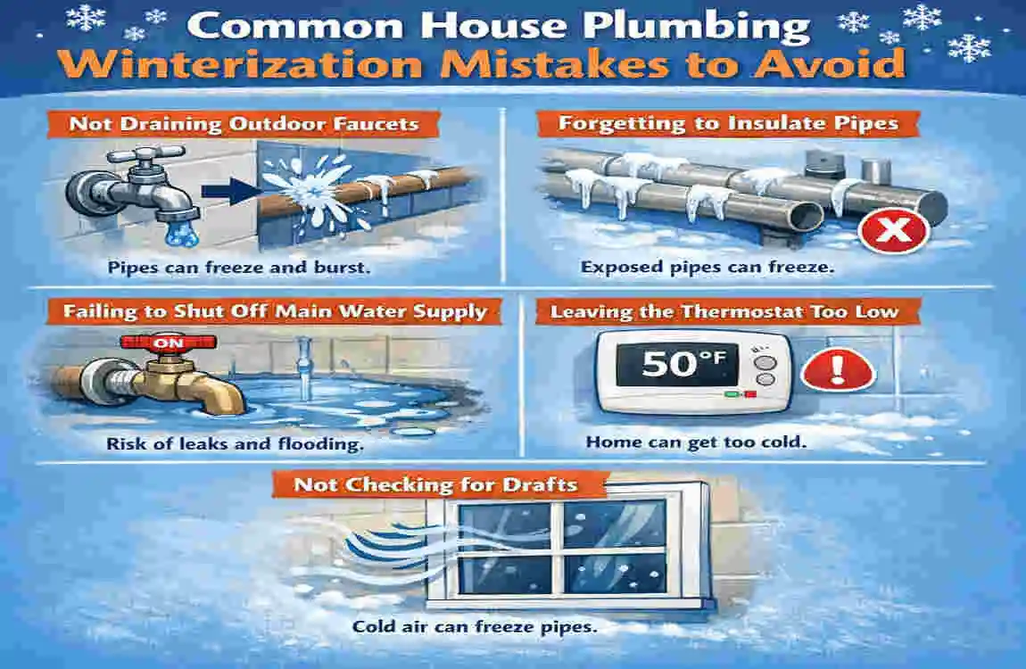 how to winterize a house plumbing system