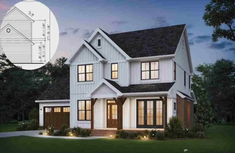 how tall is a 2 story house