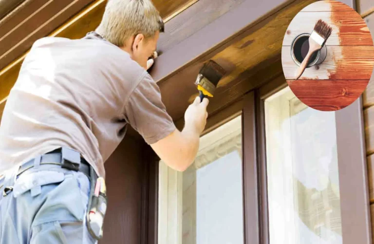 how to paint a wood house