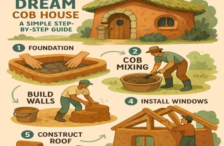 how to build a cob house