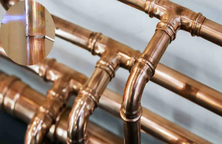how to re-enforce 50 years old copper pipe in house