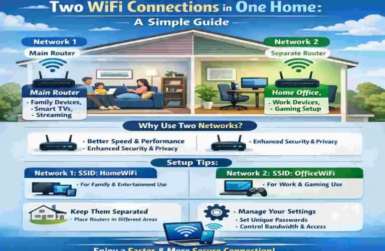 can you have two different wifis in the same house