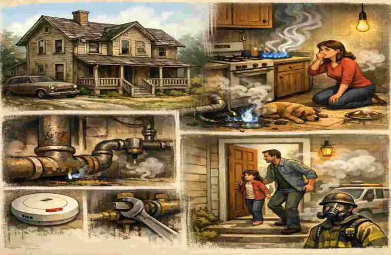 are older houses more prone to gas leak