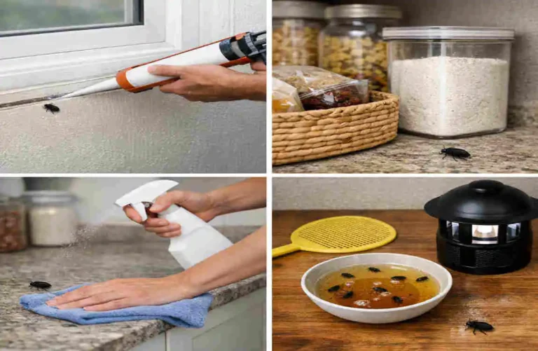 how to get rid of small black bugs in house