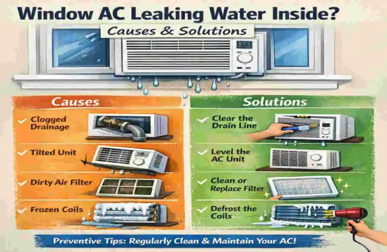 Window AC Leaking Water Inside? Causes and Solutions why is my window ac leaking water in the house