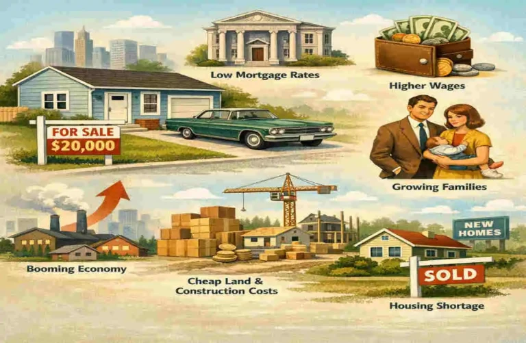what was the average cost of a house in 1965