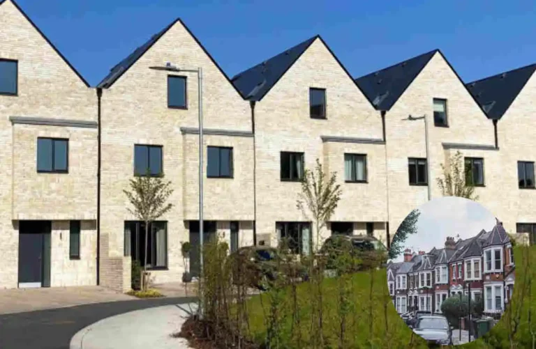 modern british row houses
