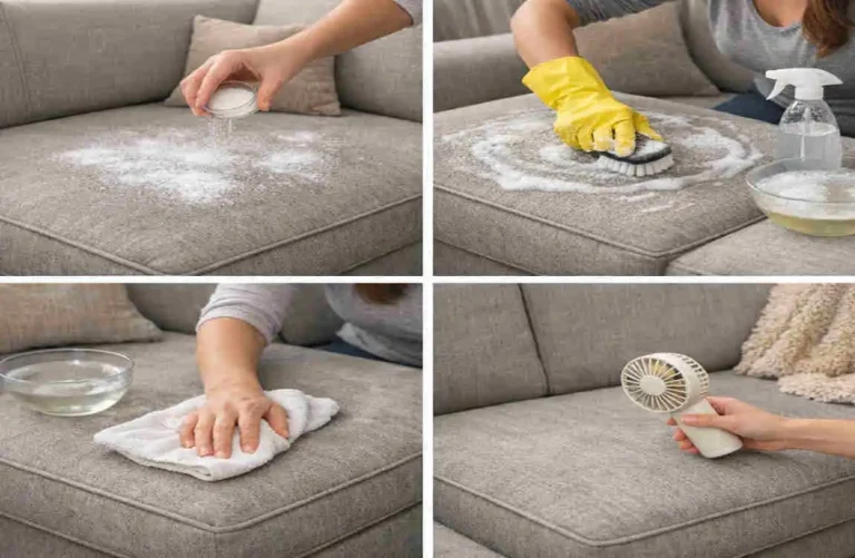 how to clean sofa at home without machine