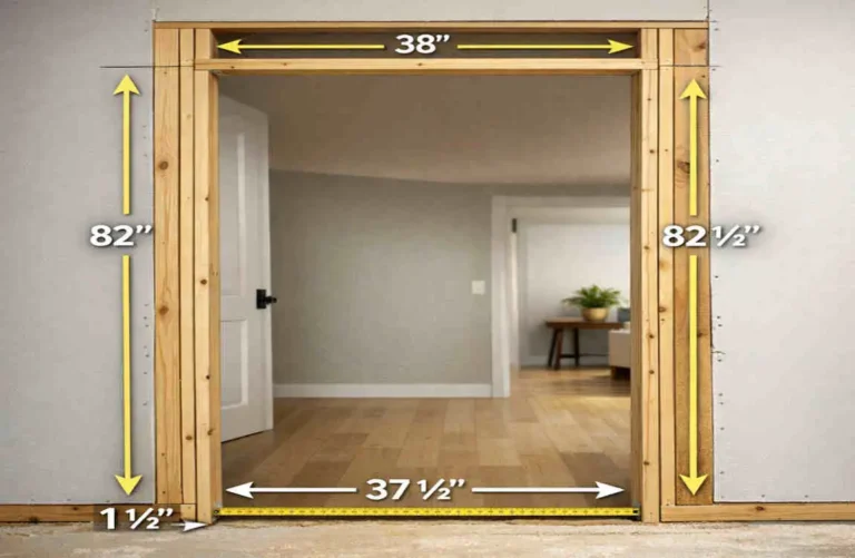 what's the rough opening for a 36-inch door