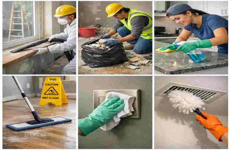 construction house cleaning